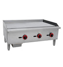 Zesto 36" NG/LP Gas Manual Countertop Griddle