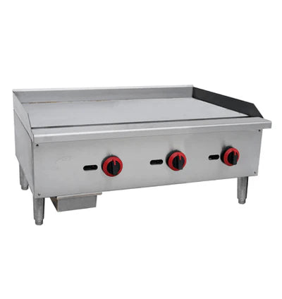 Zesto 36" NG/LP Gas Manual Countertop Griddle