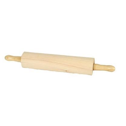 Thunder Group WDRNP015 Wooden Rolling Pin, 15", 3 1/4" Dia.