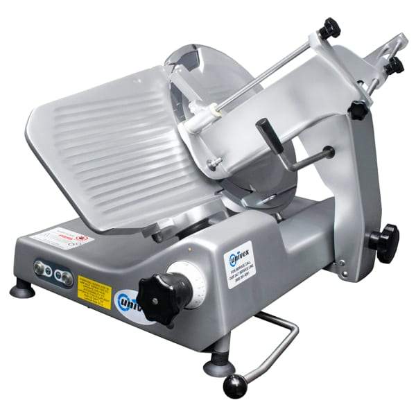 Univex 1000M Manual Meat & Cheese Slicer w/ 13" Blade, Belt Driven, Aluminum, 1/2 hp [Usually ships within 1 - 3 business days]