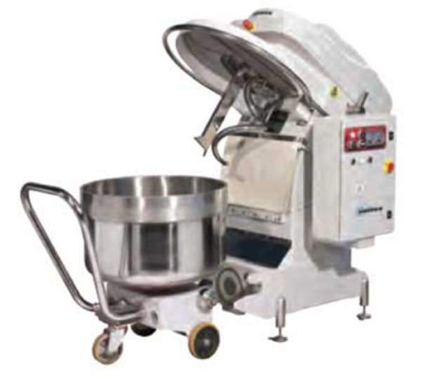 Univex SL250RB 370 qt Spiral Mixer - Floor Model, 30 hp & 1 hp, 220v/3ph [Usually ships within 1 - 3 business days]