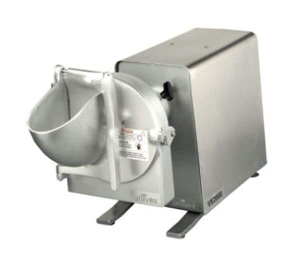 Univex VS2000 High Volume Vegetable Slicer/Shredder w/Drive Unit, 115/1, Silver [Usually ships within 1 - 3 business days]