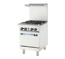 Radiance TAR-4 24" 4 Burner Range with Standard Oven