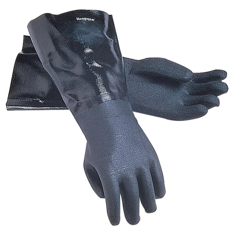 San Jamar 1214 14" Lined Neoprene Dishwashing Glove - Rough Grip