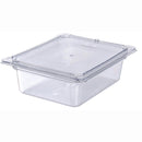 Carlisle 10221B-07 1/2 Size 4" Deep Food Pan - Clear