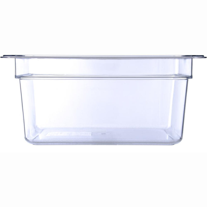 Carlisle 10222B-07 1/2 Size 6" Deep Food Pan - Clear