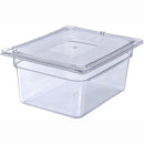 Carlisle 10222B-07 1/2 Size 6" Deep Food Pan - Clear