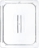 Carlisle 10230U07 1/2 Size Universal Lid with Handle Clear