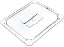 Carlisle 10230U07 1/2 Size Universal Lid with Handle Clear