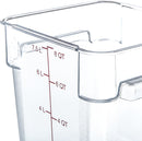 8 Qt Clear Square Food Storage Container (10723-07)
