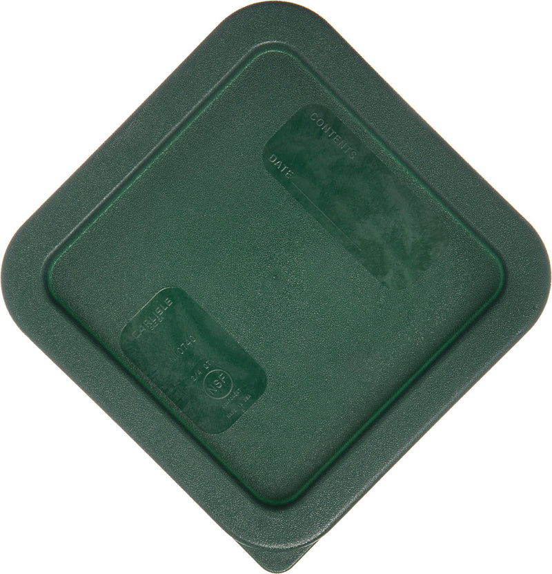 Carlisle 1074008 Green Lid For 2-4 Qt Food Containers