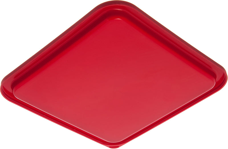 Carlisle 1074105 Red Lid For 6-8 Qt Square Containers