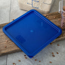 1074260 Blue Lid For 12,18,22 Qt Square Containers