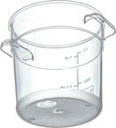 Carlisle 1076107 1 Qt Round Clear Container Storplus