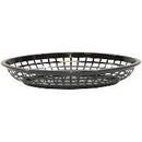 Tablecraft 1084BK 11.75"X8-7/8" Oval Black Jumbo Basket