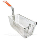 Winco FB-10 12-1/8" X 6-1/2" X 5-3/8" Wire Mesh Fry Basket