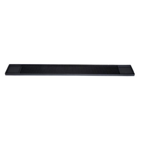 Winco BM-327K Black 27'' X 3-1/4'' Bar Mat