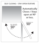 Atosa USA MGF36RGR Undercounter 36-Inch Two Door Refrigerator - Energy Star Rated