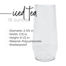 Carlisle 4950507 Astaire Stemware Iced Tea 18 oz