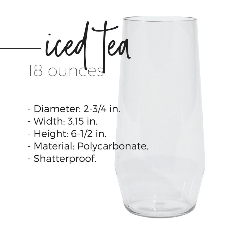 Carlisle 4950507 Astaire Stemware Iced Tea 18 oz