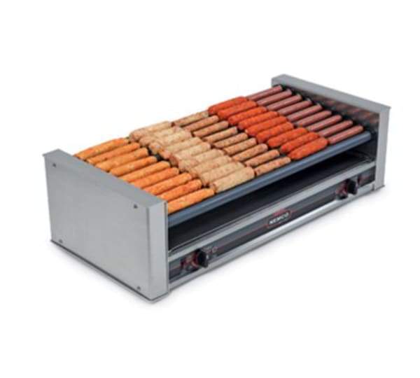 Nemco 8036-SLT-220 36 Hot Dog Roller Grill - Slanted Top, 220v [Usually ships within 1 - 3 business days]