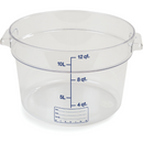 12 Qt Round Clear Container Storplus 10767-07