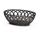 Tablecraft 1374BK 9" X 6.5" X 3.25" Oval Basket