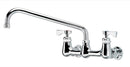 Krowne 14-812L Faucet Splash Mounted Low Lead 8" Centers With 12" Swing Nozzle