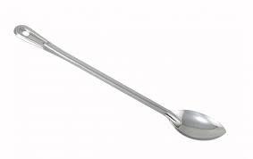 Winco BSOT-18 18" Stainless Steel Solid Basting Spoon