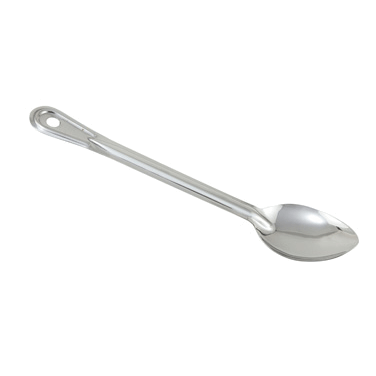 Winco BSOT-15 15" Stainless Steel Solid Basting Spoon