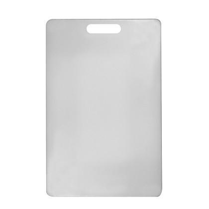 Thunder Group PLCB001 15" X 9" X 1/2" Rectangular Polyethylene White Cutting Board