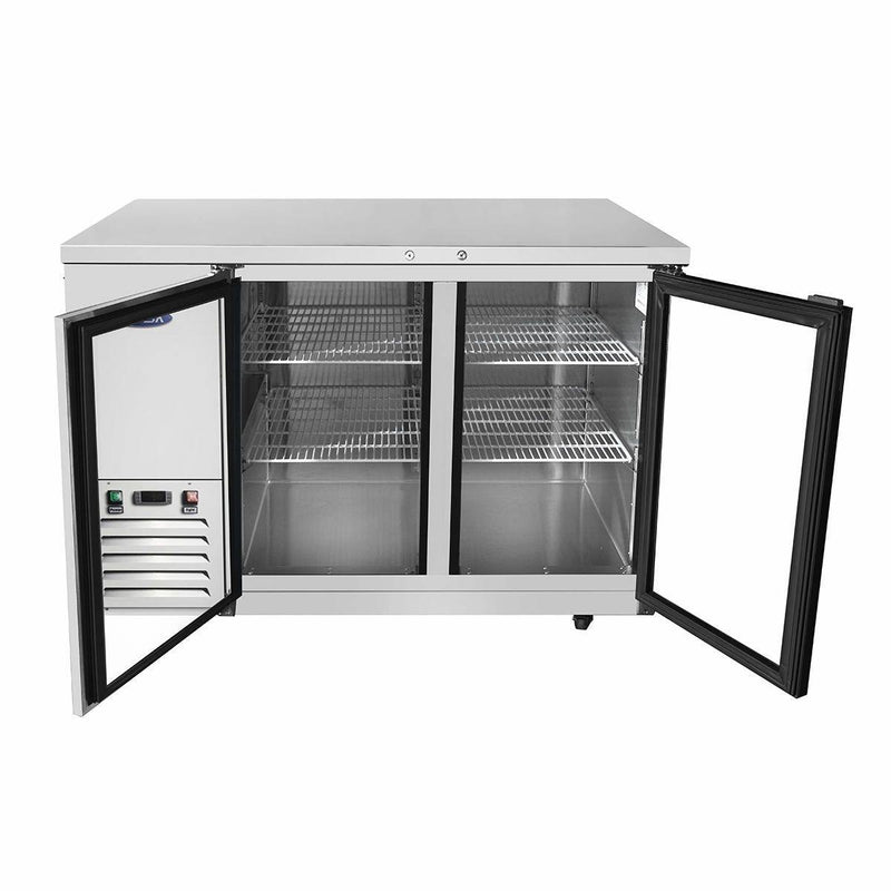 Atosa USA MBB48G 48 inch Glass Door Back Bar Cooler