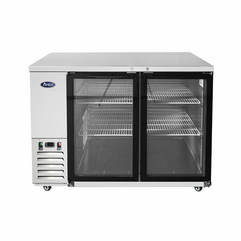 Atosa USA MBB48G 48 inch Glass Door Back Bar Cooler