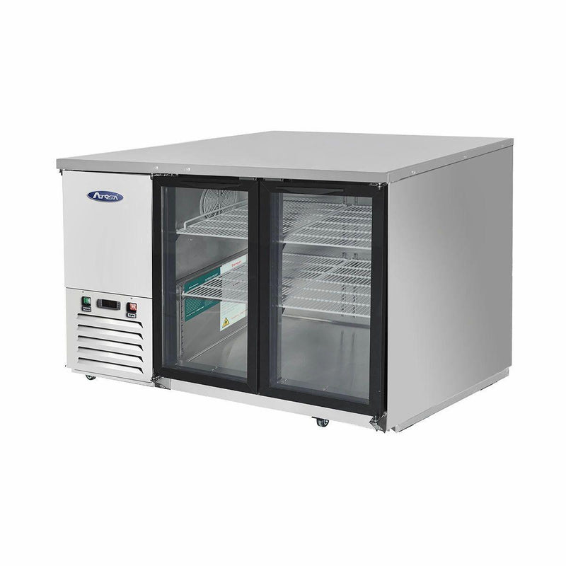 Atosa USA MBB59G 59 inch Glass Door Back Bar Cooler