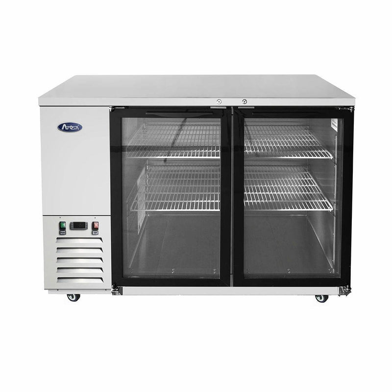 Atosa USA MBB59G 59 inch Glass Door Back Bar Cooler