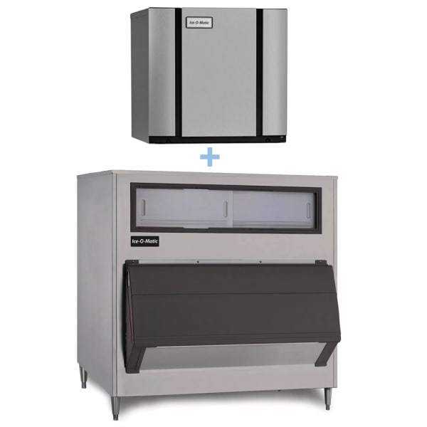 Ice-O-Matic CIM0320FA/B1000-48 313 lb Full Cube Ice Maker w/ Bin - 1000 lb Storage, Air Cooled, 115v [Usually ships within 1 - 3 business days]