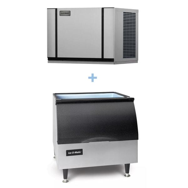Ice-O-Matic CIM0530HA/B25PP 520 lb Half Cube Ice Maker w/ Bin - 242 lb Storage, Air Cooled, 115v [Usually ships within 1 - 3 business days]
