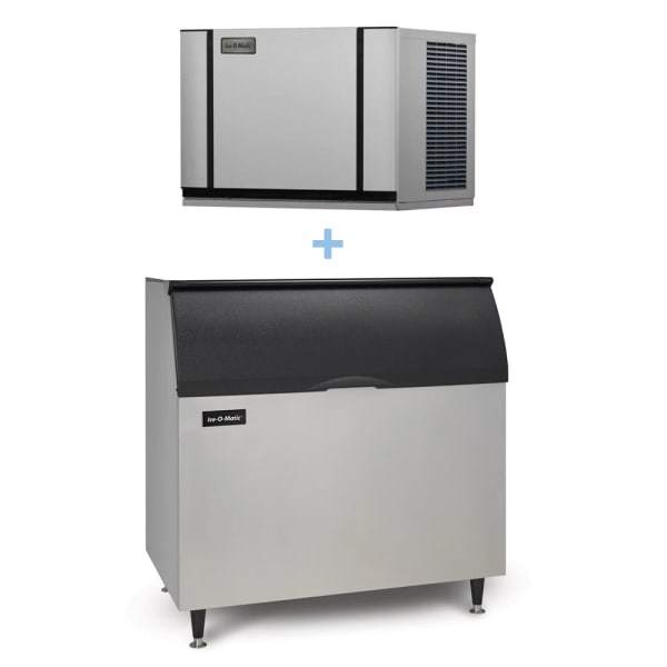Ice-O-Matic CIM0636FA/B110PS 600 lb Full Cube Ice Maker w/ Bin - 854 lb Storage, Air Cooled, 208-230v/1ph [Usually ships within 4 - 8 business days]