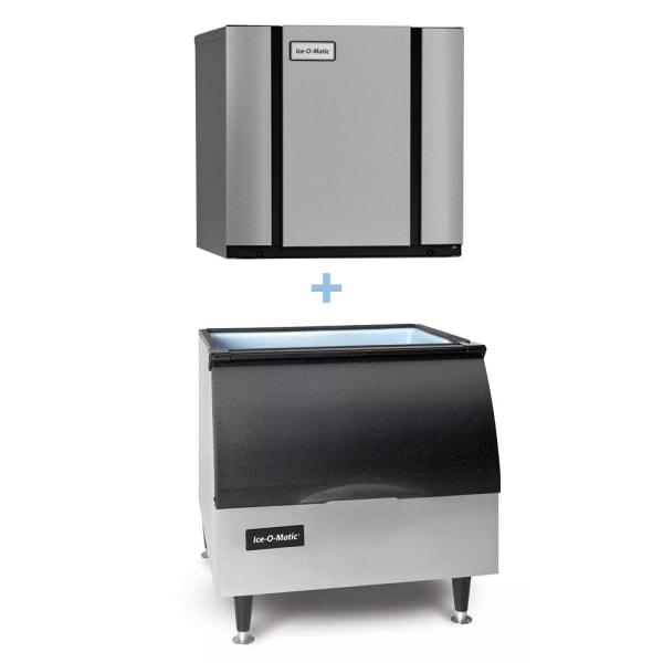 Ice-O-Matic CIM0836HA/B25PP 896 lb Half Cube Ice Maker w/ Bin - 242 lb Storage, Air Cooled, 208-230v/1ph [Usually ships within 1 - 3 business days]