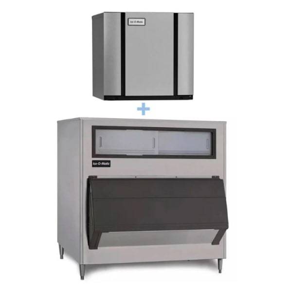 Ice-O-Matic CIM2046FW/B1000-48 1860 lb Full Cube Ice Maker w/ Bin - 1000 lb Storage, Water Cooled, 208-230v/1ph [Usually ships within 1 - 3 business days]