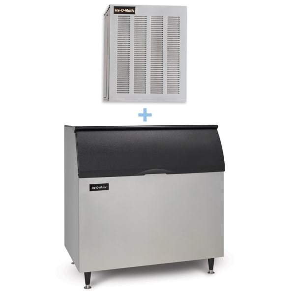 Ice-O-Matic GEM0450A/B110PS 464 lb Nugget Ice Maker w/ Bin - 854 lb Storage, Air Cooled, 115v [Extended Lead Time 14+ days]