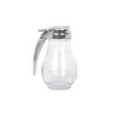 Winco G-116  14 Oz Glass Syrup Dispenser with Chrome Top