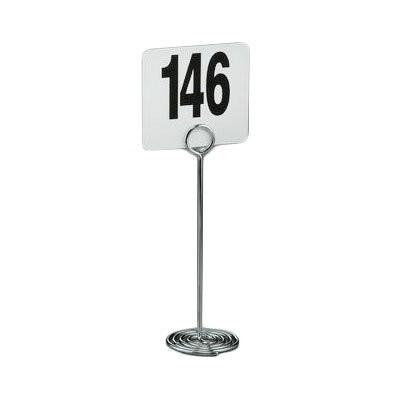 8" Chrome Swirl Base Number Stand (NSC8)