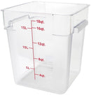 Thunder Group PLSFT018PC 18 QT Clear Polycarbonate  Food Storage Containers