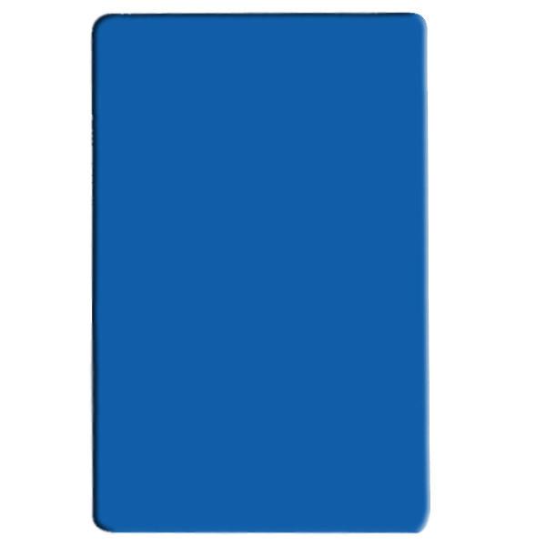 Thunder Group PLCB201505BU 20" X 15" X 1/2" Blue Rectangular Polyethylene Cutting Board