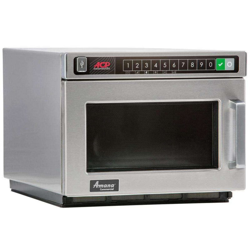 Amana HDC212 Heavy Duty Stainless Steel Commercial Microwave - 208/240V, 2100W