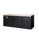 Everest EBB90 89-1/4'" Three Door Back Bar Cooler