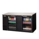 Everest EBB69G 68" Two Glass Door Back Bar Cooler