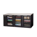Everest EBB90G 89-1/4" Three Glass Door Back Bar Cooler