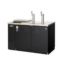 Everest EBD2-CT 58" Double Door Club Top Direct Draw Keg Refrigerator